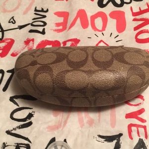 Coach glasses case